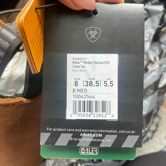 NEW - Ariat Work Boots - Aged Honey - Women’s 8 - Picture 7 of 15